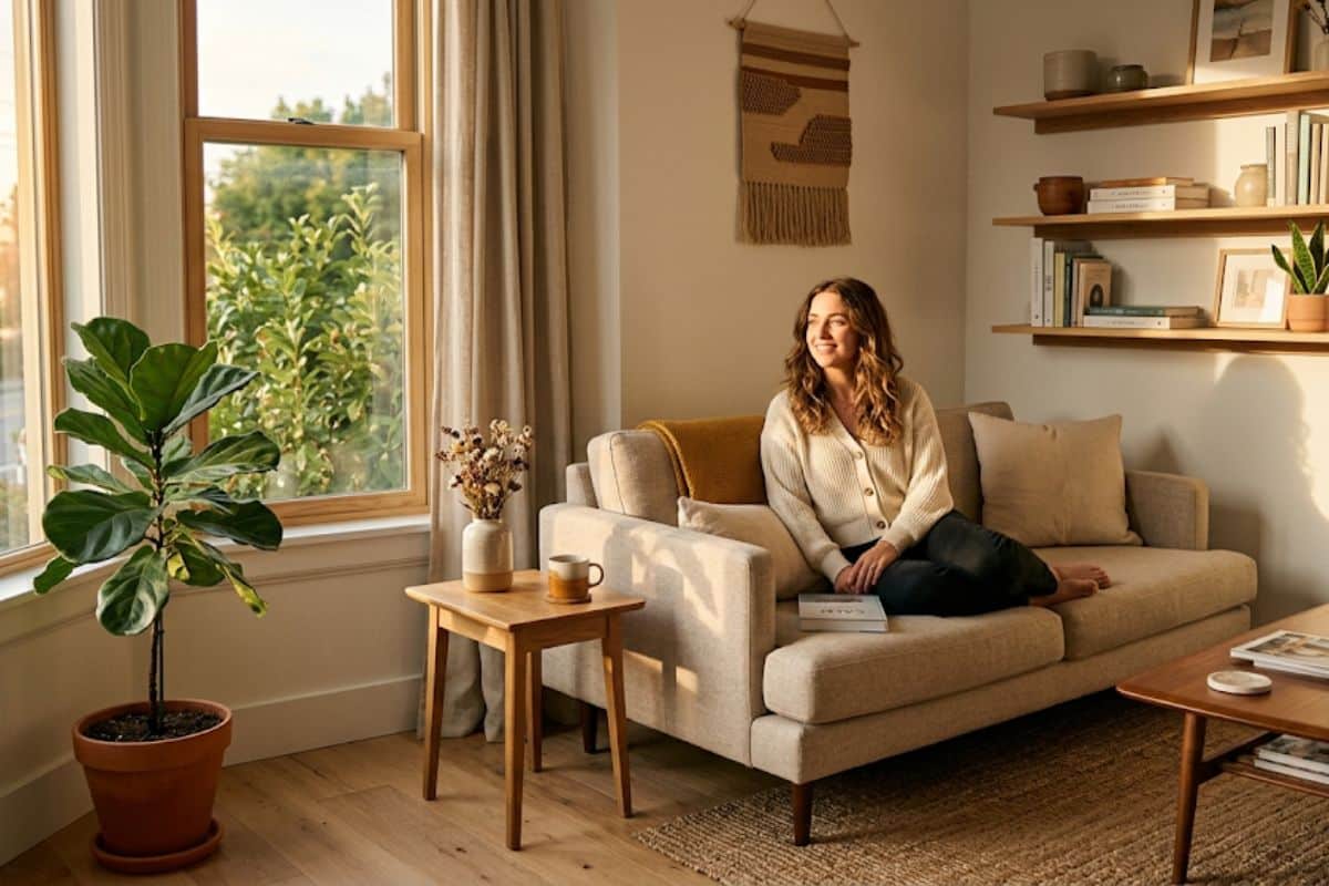 Optimiser un petit salon moderne
